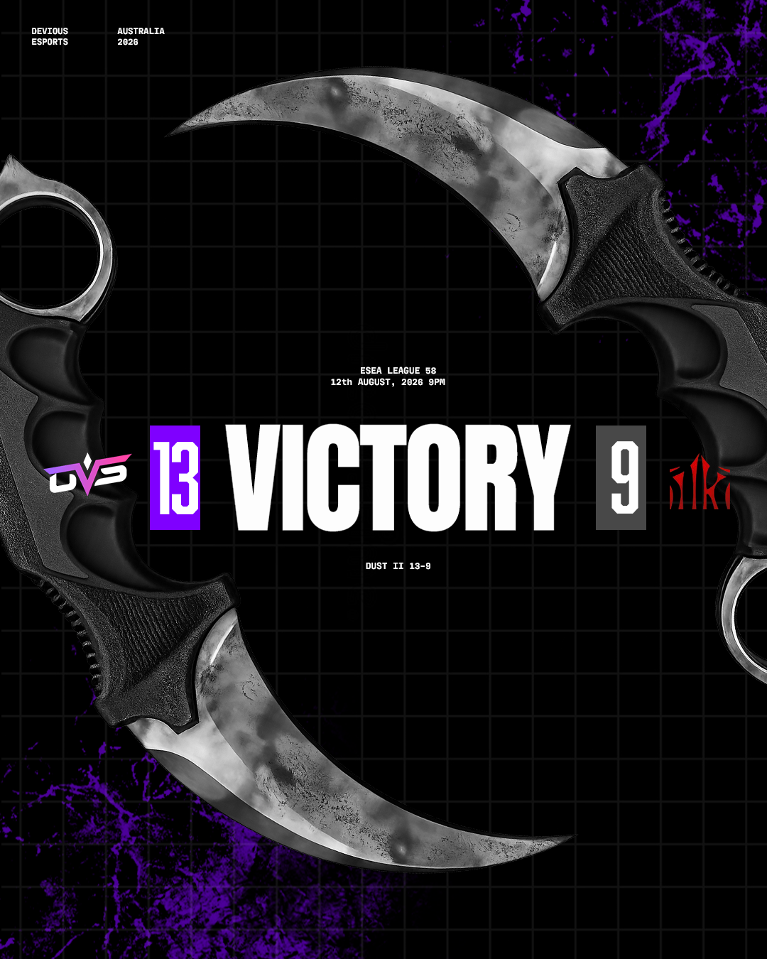 DVS v Underworld Knights