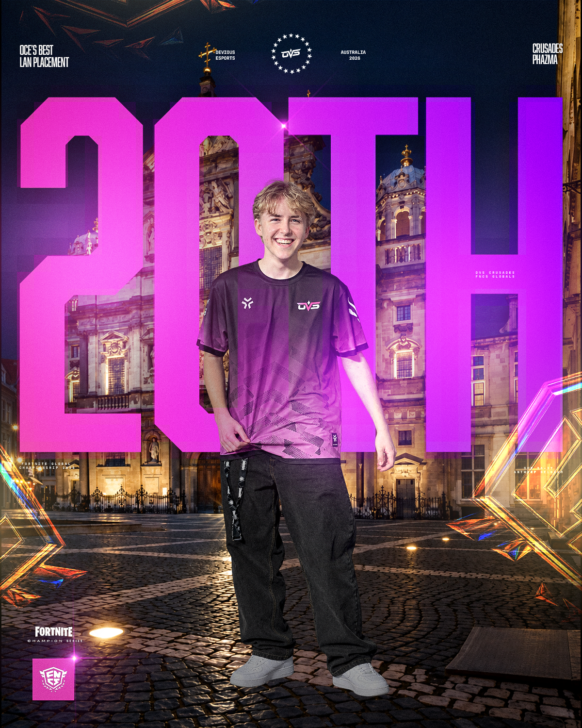 FNCS Belgium — 20th Place